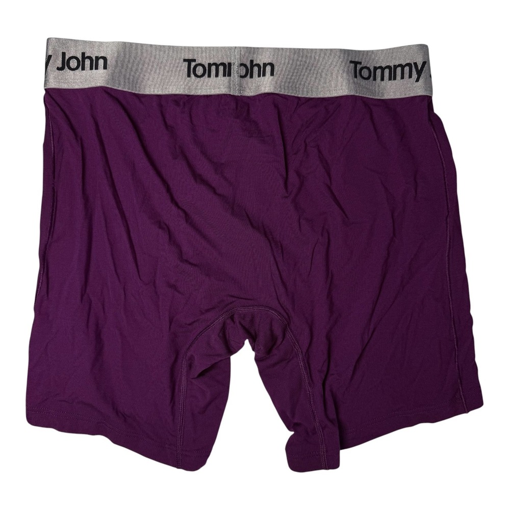Tommy John Mens Size Medium Second Sin 6" Boxer Brief Dark Purple NWT